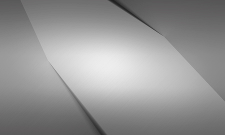 Brushed metal texture neutral background, flat surface for industrial designの写真素材