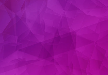 Abstract violet polygonal mosaic background, empty backdrop with place for content