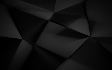 Abstract black and white low poly backgroundの写真素材