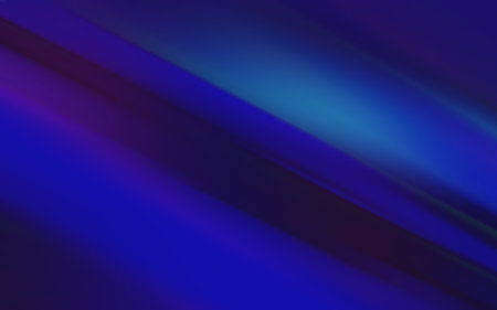 Dark blue blurred background with abstract graphic elements. Raster illustration.