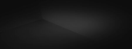 Dark background for wide banner, design template - digital illustrationの写真素材