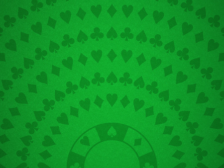 pattern for a casino on the green clothの写真素材