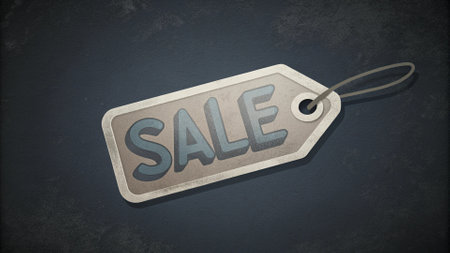 Sale text banner, 3d backgroundの写真素材