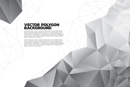 Polygon abstract backgroundのイラスト素材