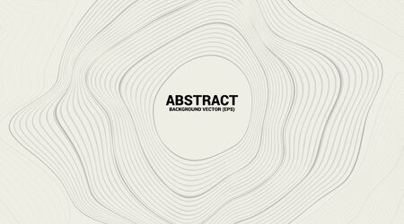 Digital Contour curve line and wave with wireframe . Abstract Background for 3D Futuristic technology conceptのイラスト素材