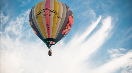Bristol, UK - August 13, 2016: The Bristol International Balloon Fiesta 2016, showing the mass...