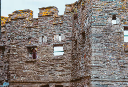 Dartmouth Castle on the estuary of the river Dart, Devon. The Castle is an artillery fort, built to protect Dartmouth harbour. The earliest parts of the castle date from the 1380sのeditorial素材