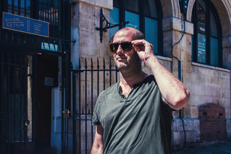 Adam James Morgan is a British actor, born and raised in Bristol, England. His love of film extends to writing and producing short films that are inspired by true events.の写真素材