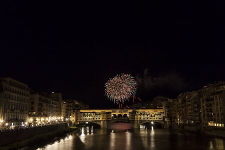 Fireworks in Florenceの写真素材