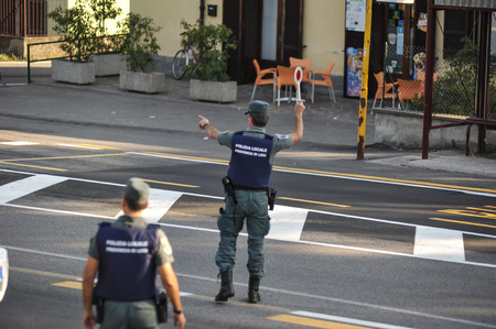 monitoring police Safety Camera のeditorial素材