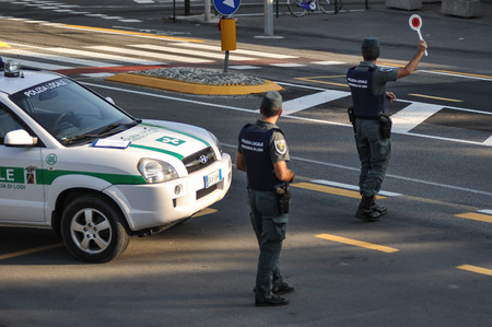 monitoring police Safety Camera のeditorial素材