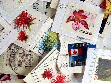 Range of Canadian postage stamps from Canada