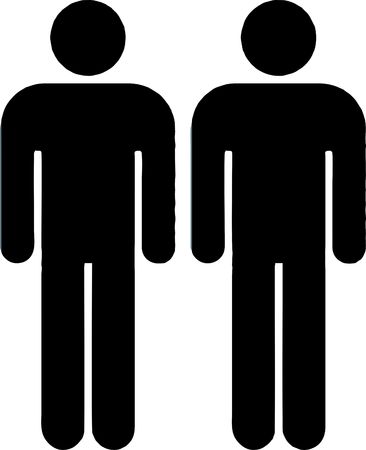 gay coupleのイラスト素材
