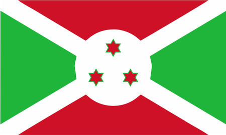 Burundi flagのイラスト素材