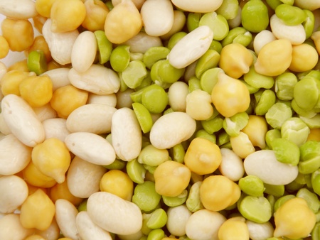 Beans soup or salad useful as a backgroundの写真素材