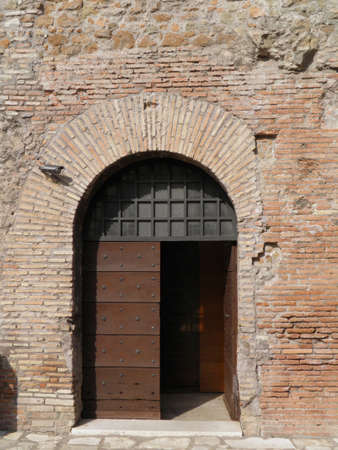 Rome - Trajan's forum and market: a complex of ancient architecture with XV Century additionsの写真素材