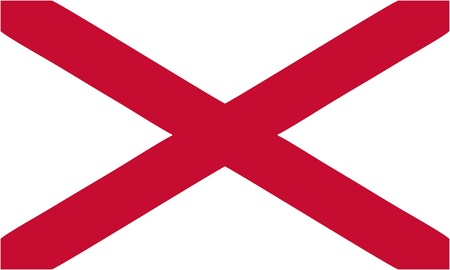 flag of Wales (component of the Union Jack) - isolated vector illustrationのイラスト素材