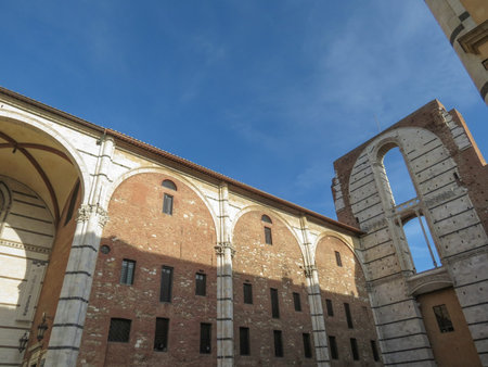 Siena, Italian medieval town - Cathedralの写真素材