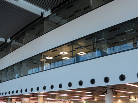 SCHWECHAT, VIENNA, AUSTRIA - CIRCA JUNE 2012: interiors of the airport