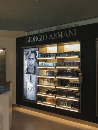 OSLO, NORWAY - CIRCA AUGUST 2017: Giorgio Armani perfumes for saleのeditorial素材