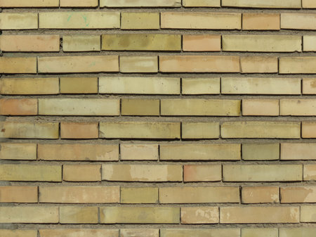 Beige brick texture (Flemish bond) useful as a background