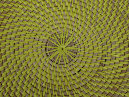 wicker cylinder boxes - texture close up