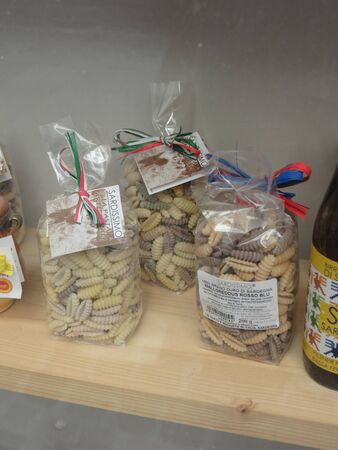 CAGLIARI, ITALY - CIRCA OCTOBER 2019: malloreddus traditional Italian pasta food from Sardiniaのeditorial素材