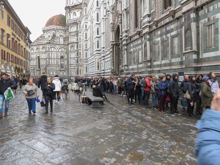 FLORENCE, ITALY - CIRCA NOVEMBER 2019: Florence Cathedral aka Duomo di Firenze or Basilica di Santa Maria del Fioreのeditorial素材
