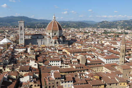 Florence Cathedral aka Duomo di Firenze or Basilica di Santa Maria del Fiore in Florence, Italyのeditorial素材