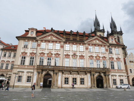 PRAGUE, CZECH REPUBLIC - CIRCA JUNE 2020: Old town squareのeditorial素材