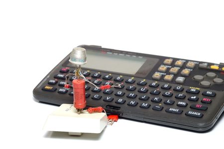 pocket translator or organizer advanced userの写真素材