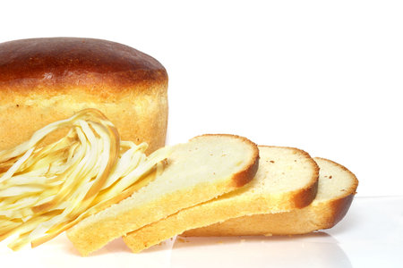 fresh bread bread and cheese