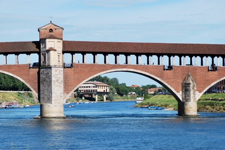 pavia bridgeの写真素材