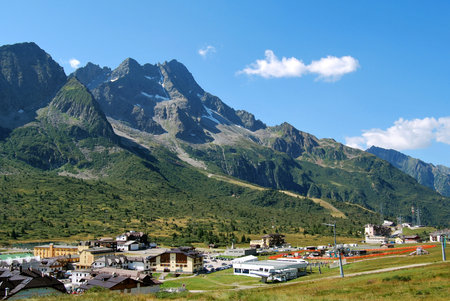 tonale passの写真素材