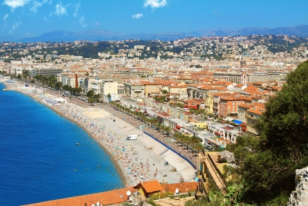 nice beach nizzaの写真素材