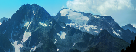 adamello glacierの写真素材
