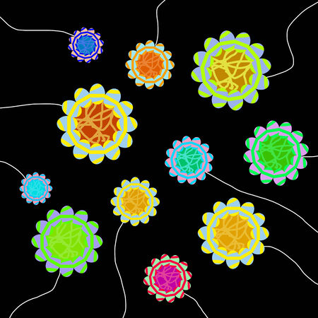 flowers backgroundの写真素材