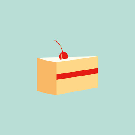 Cake cartoon vector. free space for text. wallpaper. background.のイラスト素材