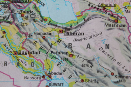 Iran Mapの写真素材