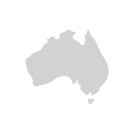 australia map geography iconのイラスト素材