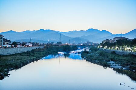 City of Albenga (italy)の写真素材