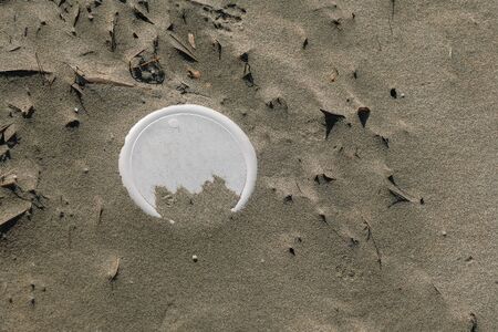 Plastics garbage free ecosystem concept shotの写真素材