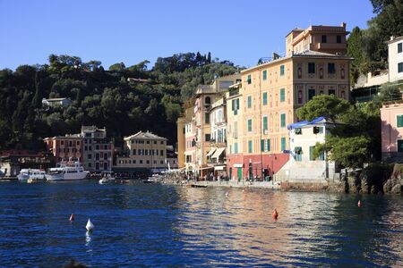 Portofino (GE), Italy - June 01, 2017: Portofino, Genova, Liguria, Italyのeditorial素材
