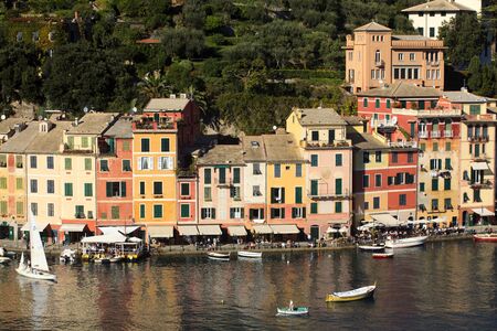 Portofino (GE), Italy - June 01, 2017: Portofino, Genova, Liguria, Italyのeditorial素材