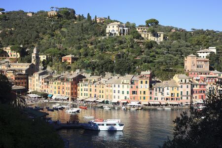 Portofino (GE), Italy - June 01, 2017: Portofino, Genova, Liguria, Italyのeditorial素材