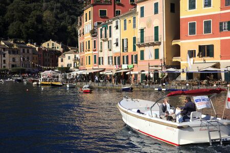 Portofino (GE), Italy - June 01, 2017: Portofino, Genova, Liguria, Italyのeditorial素材