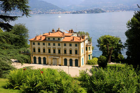 Stresa (VCO), Italy - June 02, 2018: Villa Pallavicino, Stresa, Verbano-Cusio-Ossola, Piedmont, Italyのeditorial素材