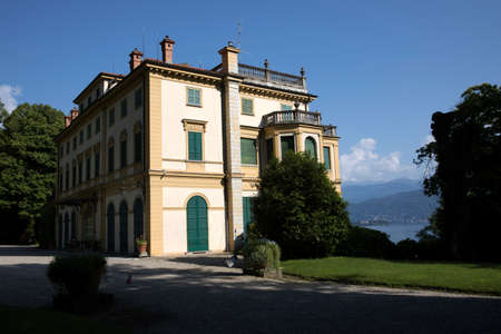 Stresa (VCO), Italy - June 02, 2018: Villa Pallavicino, Stresa, Verbano-Cusio-Ossola, Piedmont, Italyのeditorial素材
