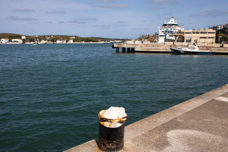 Mahon, Menorca / Spain - June 25, 2016: Mahon harbour, Mahon, Menorca, Balearic Islands, Spain