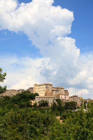Bomarzo (VT), Italy - May 15, 2016: View of Bomarzo Town, Viterbo, Lazio, Italyのeditorial素材